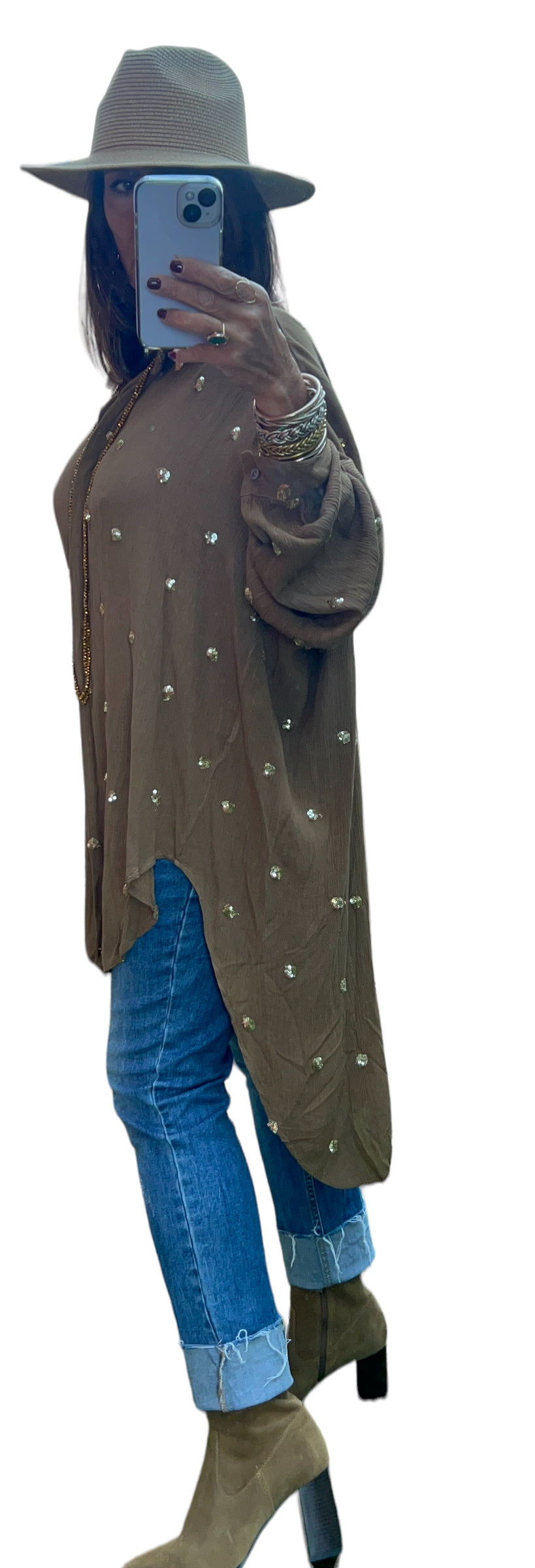 tuniques pastilles or viscose TU