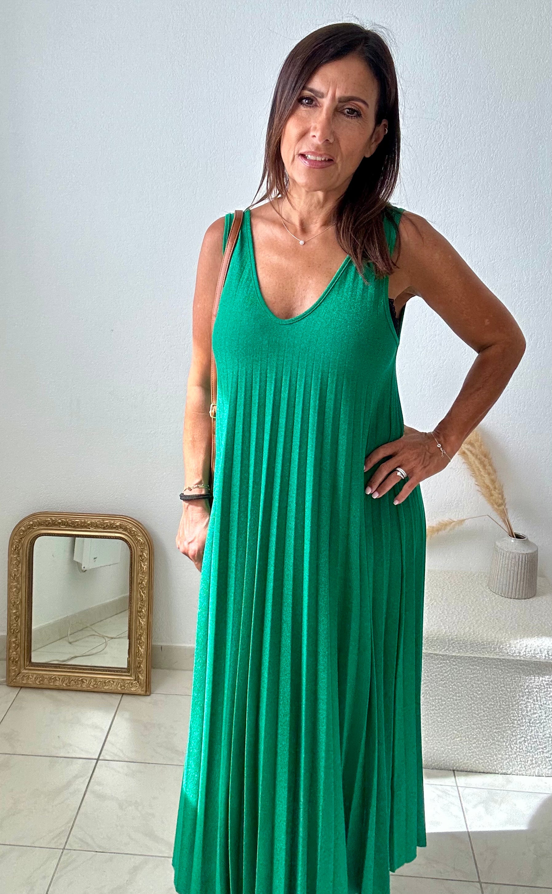 Robe plissée soleil sale