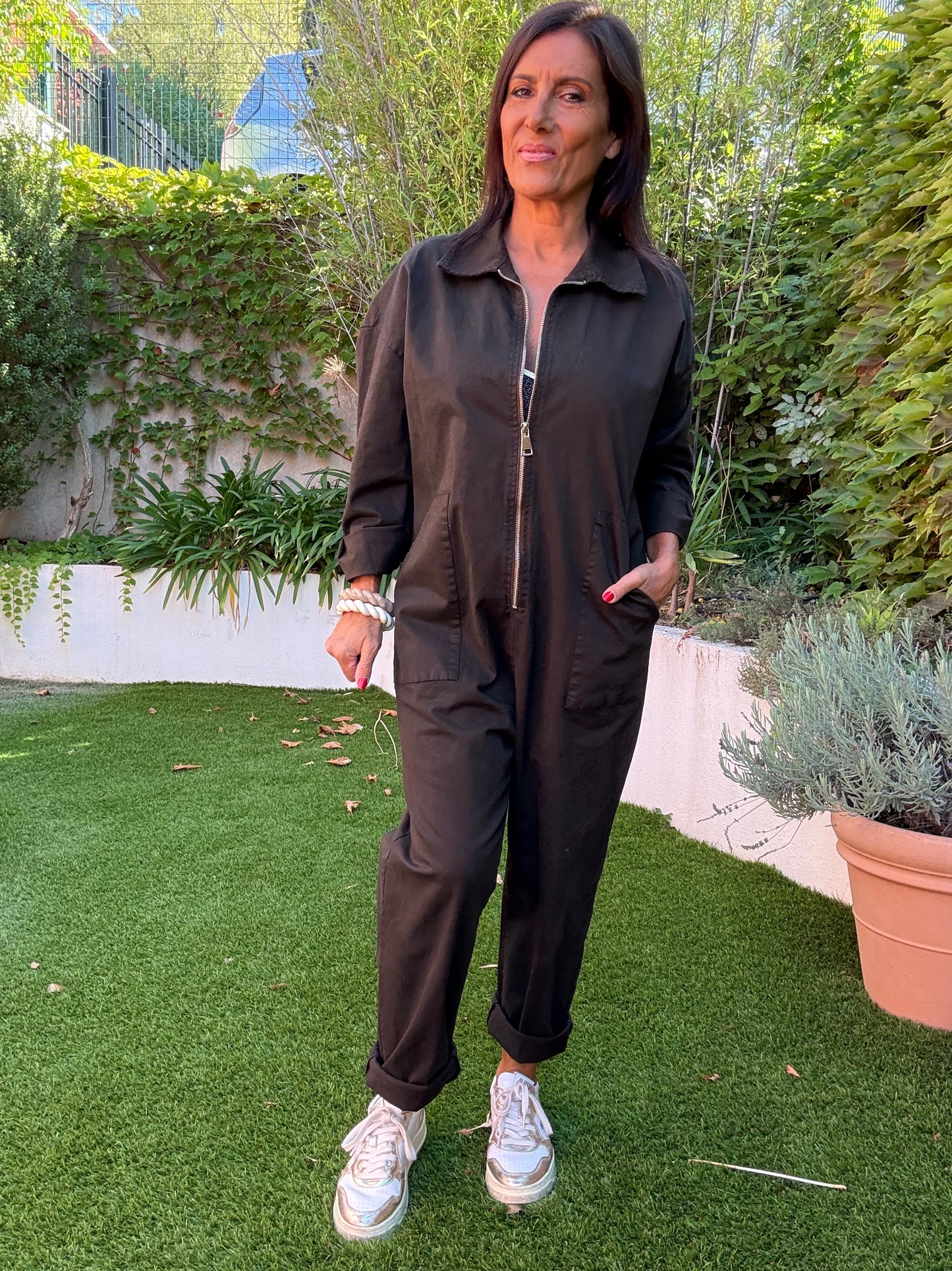 combinaison toile TU oversize