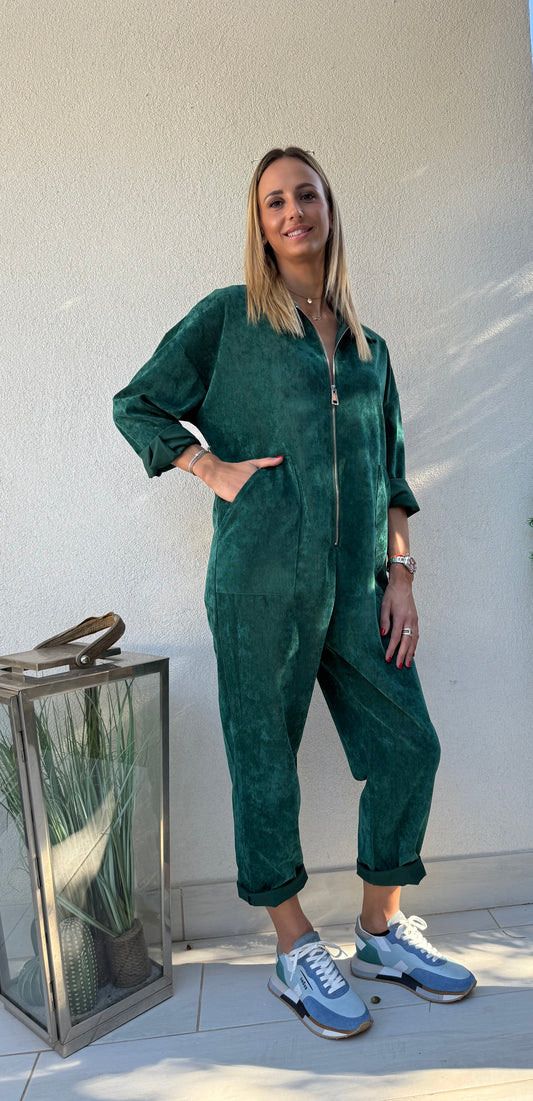 COMBINAISON VELOURS OVERSIZE TU