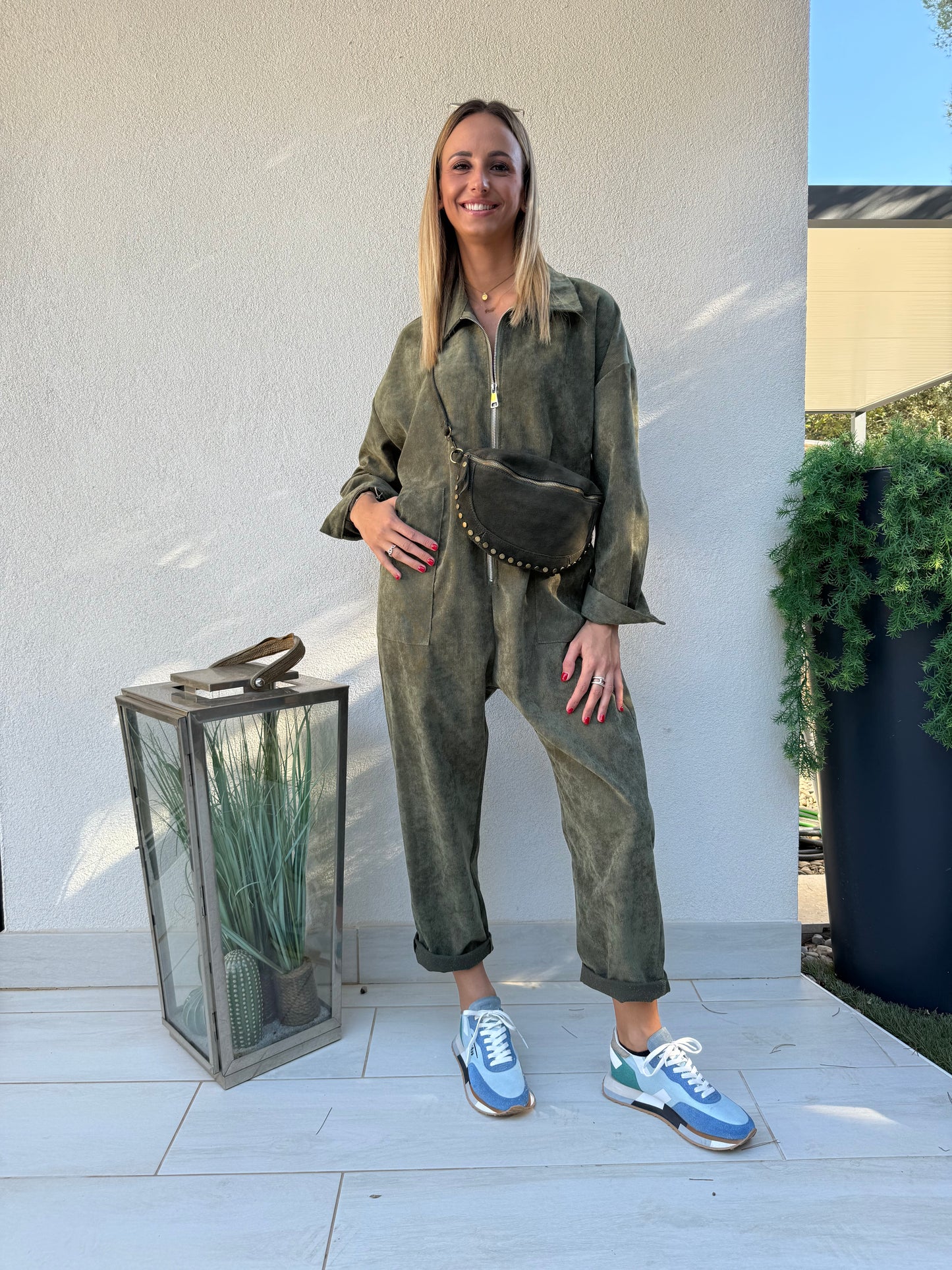 COMBINAISON VELOURS OVERSIZE TU